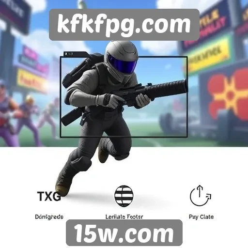 Funcionalidades da plataforma de jogos kfkfpg.com em destaque